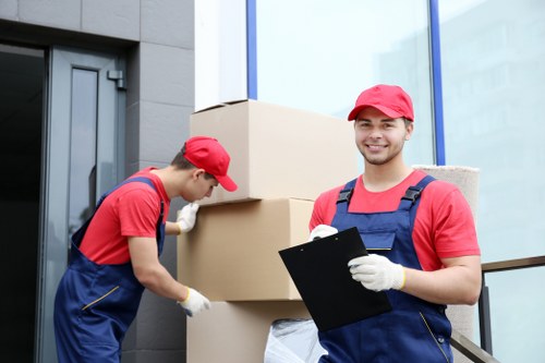 Careful packing and loading for a flat move in Soho