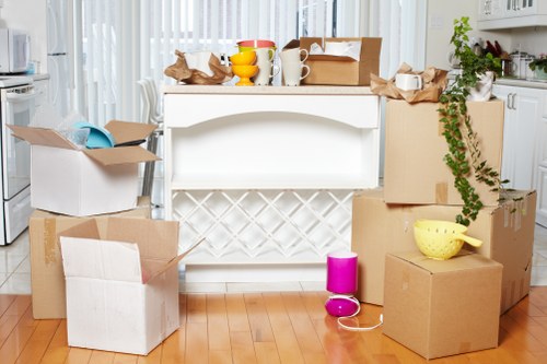 Packing and storage preparation in a Soho property