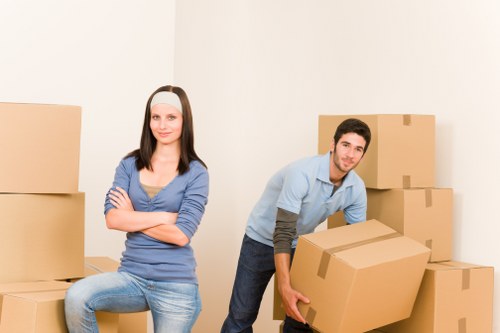 Furniture loading for an urgent move in central London
