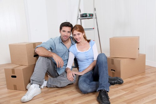 Careful transport of office items with a removal van in Soho