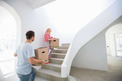 Removing office furniture in Soho with careful loading