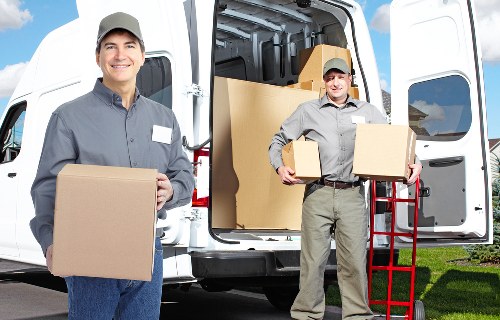 Professional movers handling flat removals in Soho